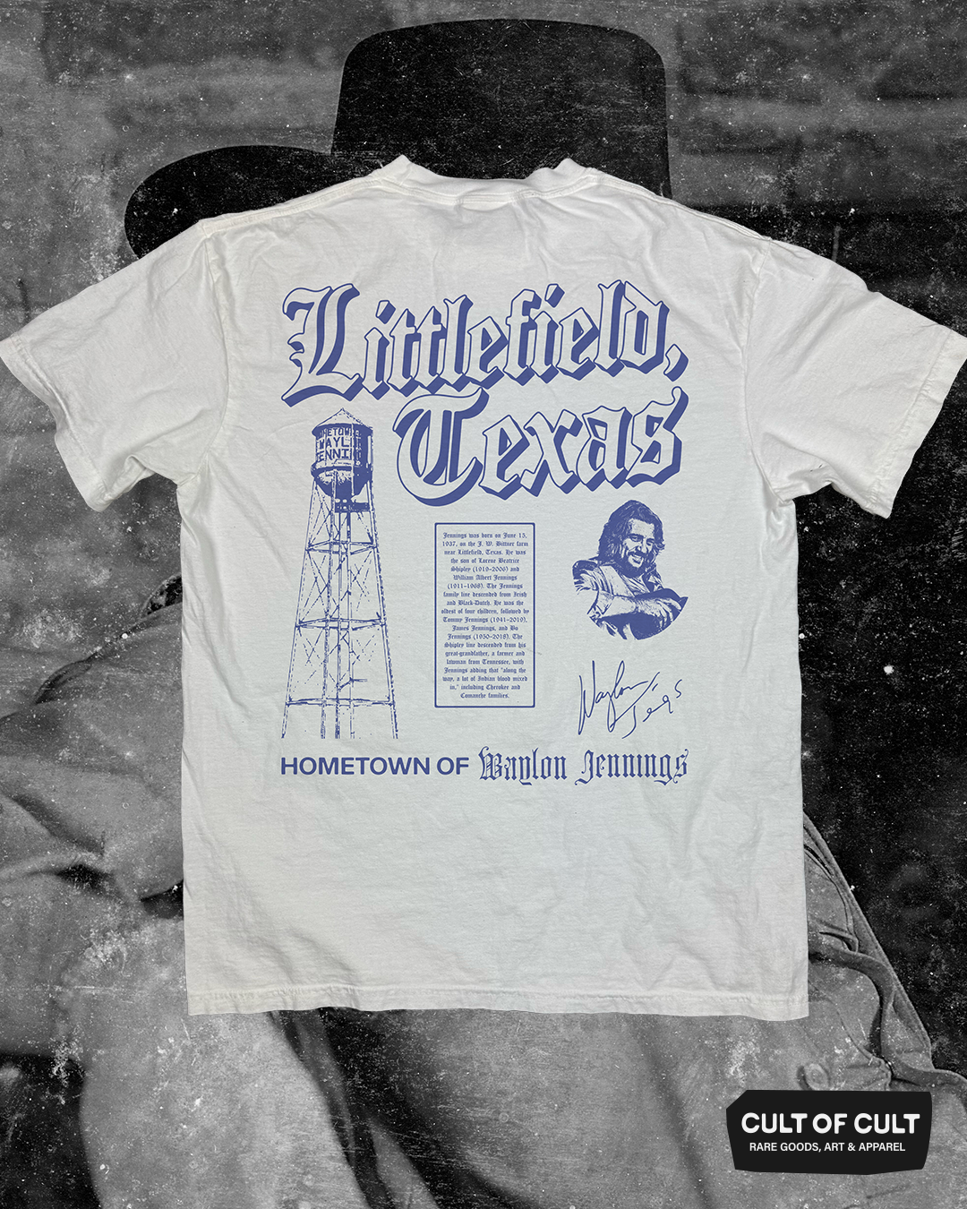 Waylon Jennings Littlefield T-Shirt