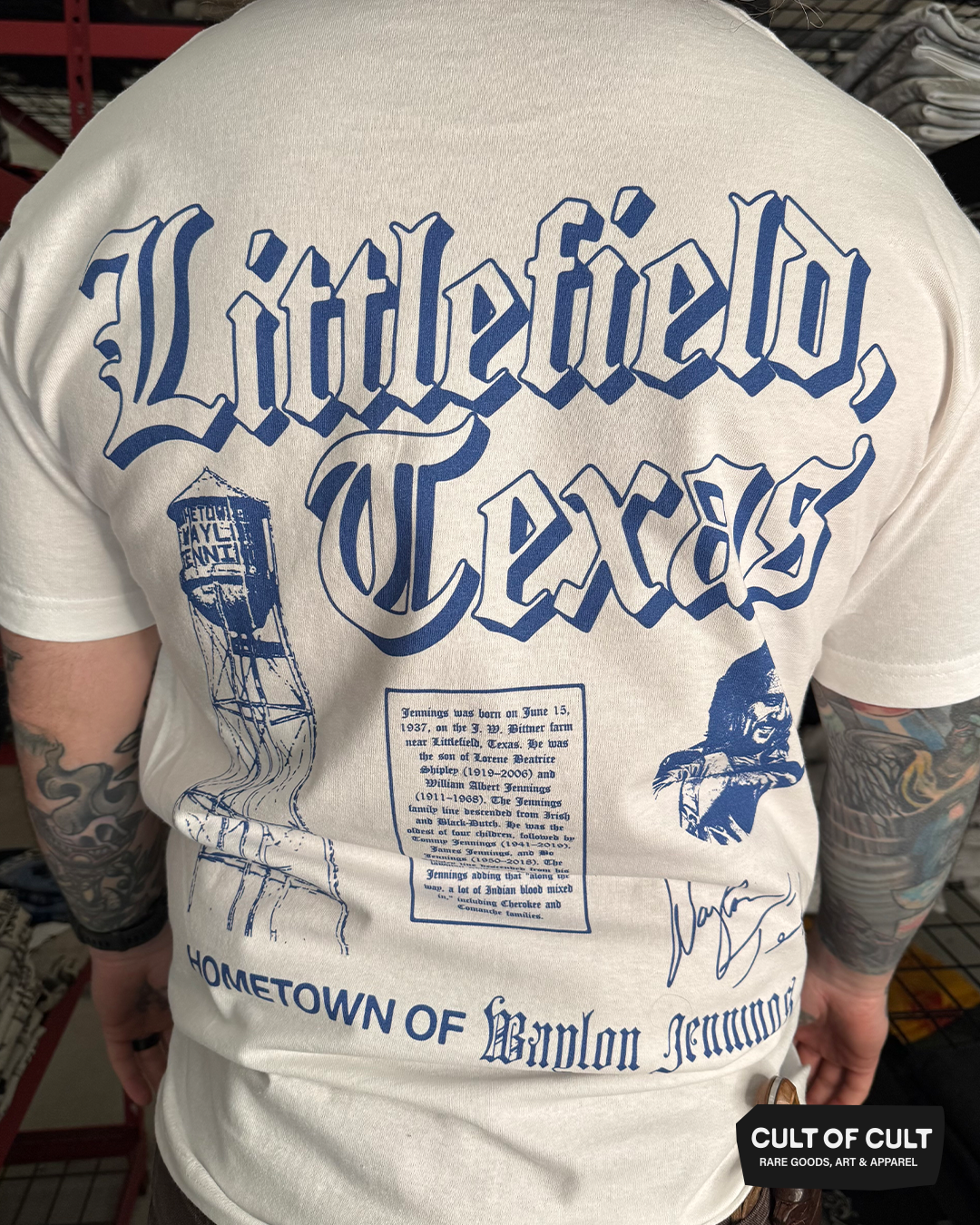 Waylon Jennings Littlefield T-Shirt
