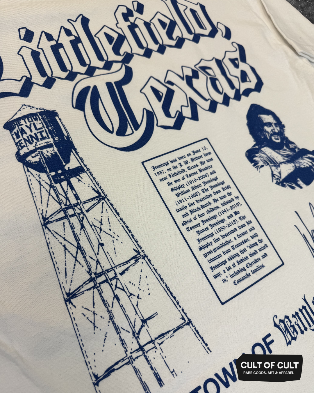 Waylon Jennings Littlefield T-Shirt
