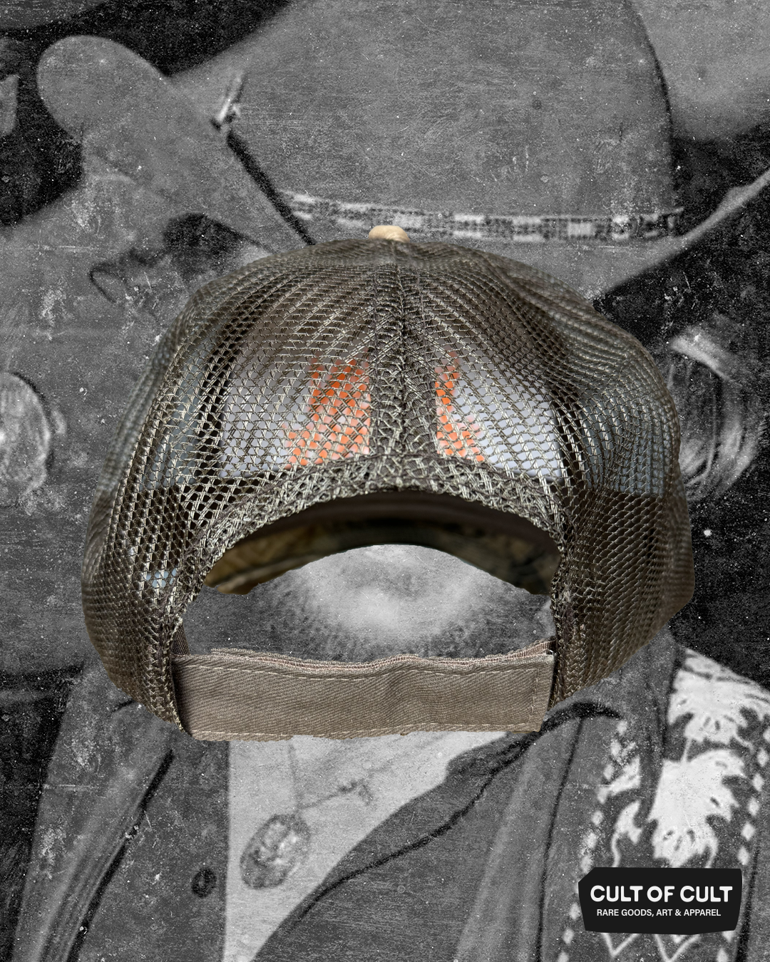 Waylon Jennings Metal Logo Hat