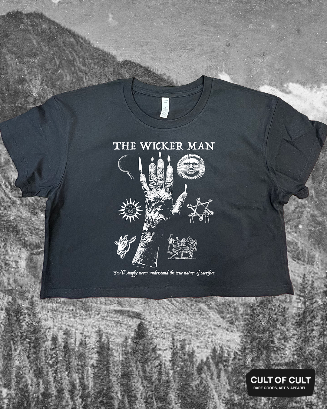 The Wicker Man 1973 Sacrifice Crop Top