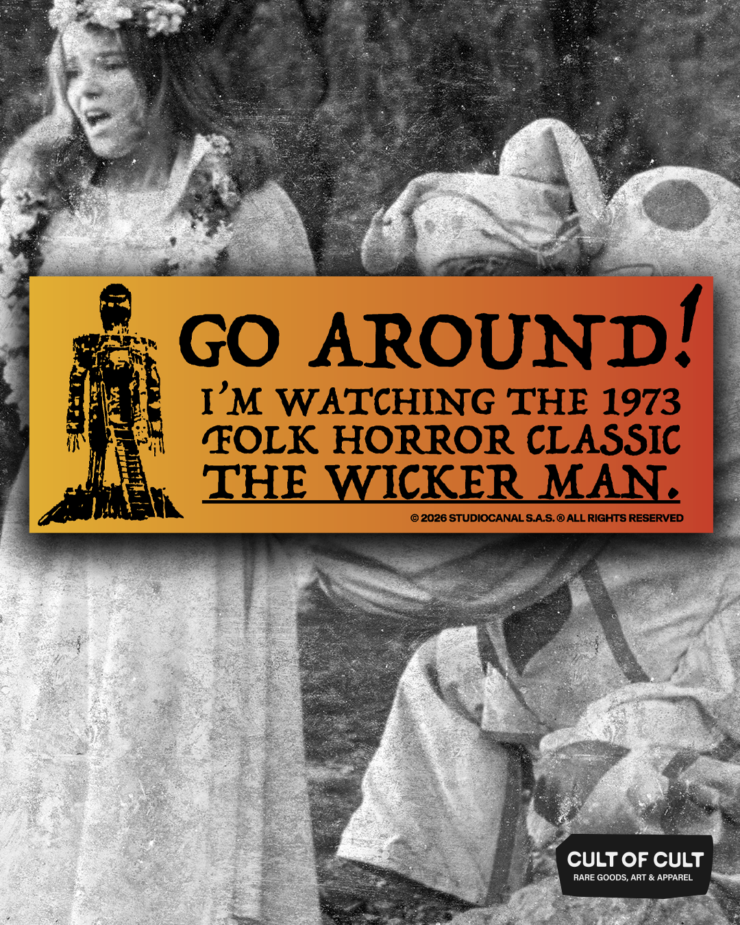 The Wicker Man 1973 Stickers