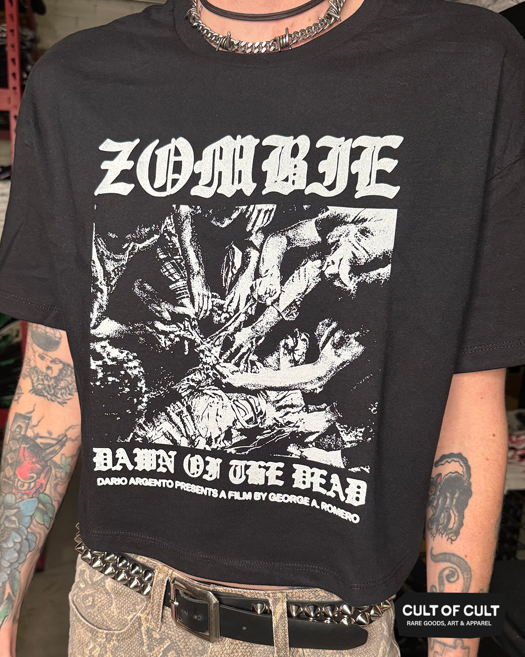 Dawn of the Dead 1978 Romero Crop Top