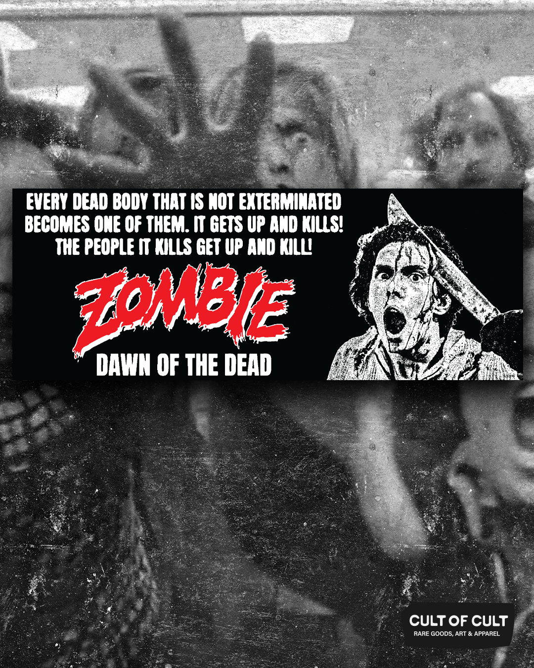 Dawn of the Dead 1978 Stickers