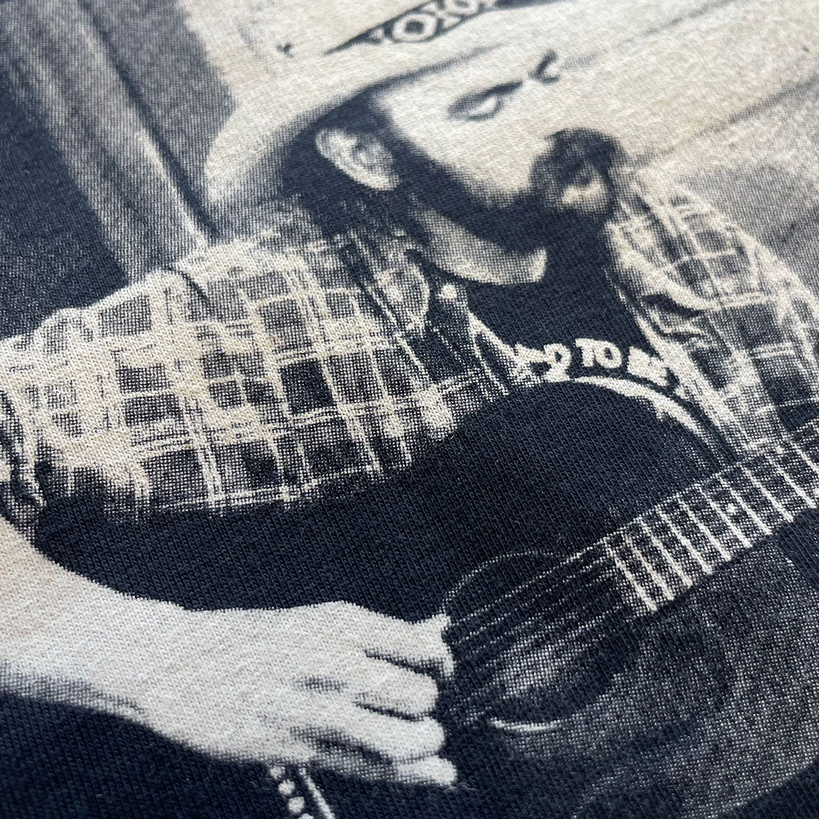 Blaze Foley Daw Years Tee Black Close Up of Blaze Foley Print