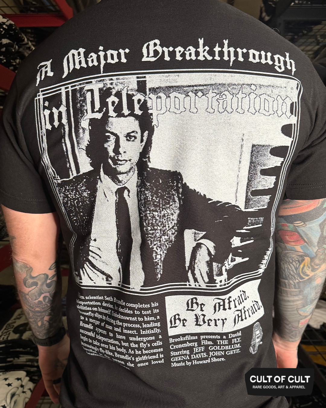 *SECRET DROP* The Fly 1986 Teleportation T-Shirt