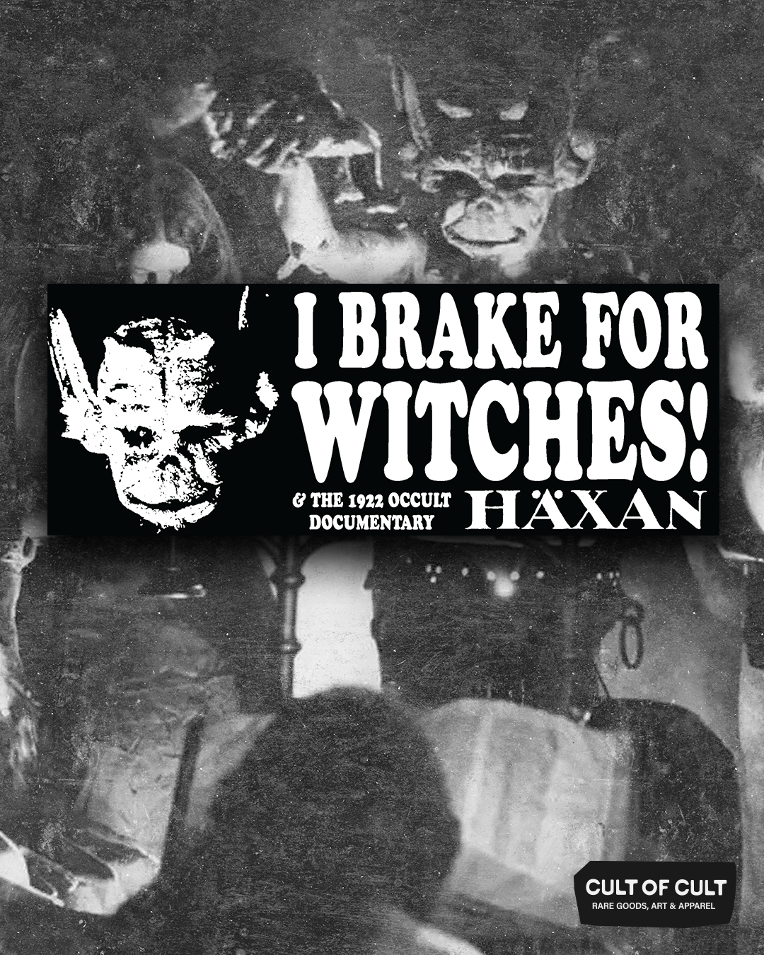 Häxan Witchcraft 1922 Sticker