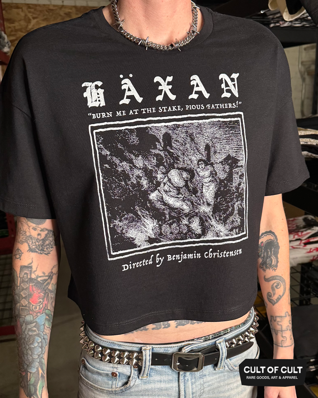 Häxan Witchcraft 1922 Witches Crop Top