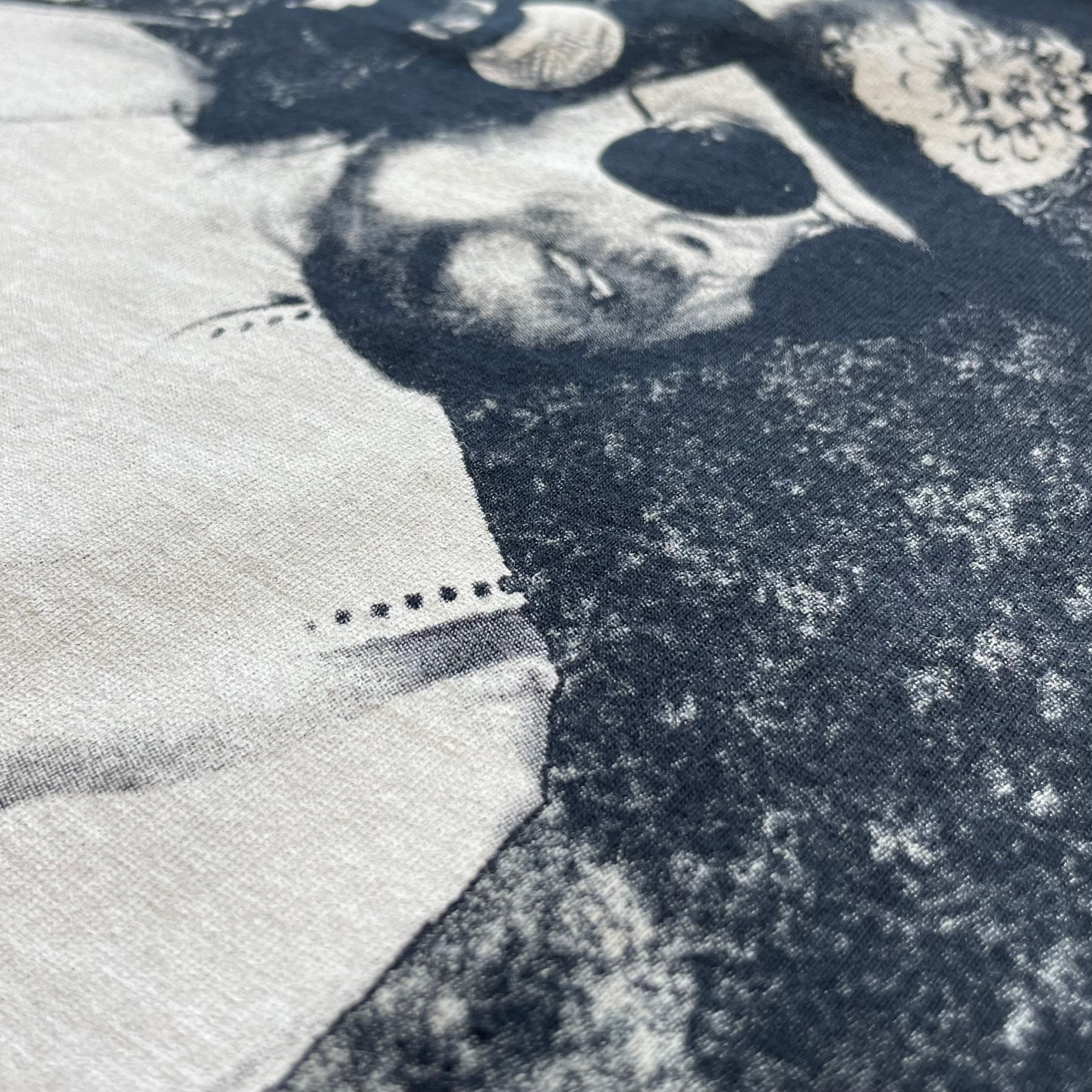 Johnny Paycheck Old Violin Short Sleeve Close Up Detail of Back Print