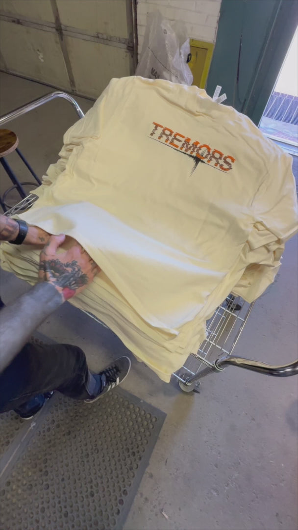 Tremors Graboid Short Sleeve Shirt Print Process Video