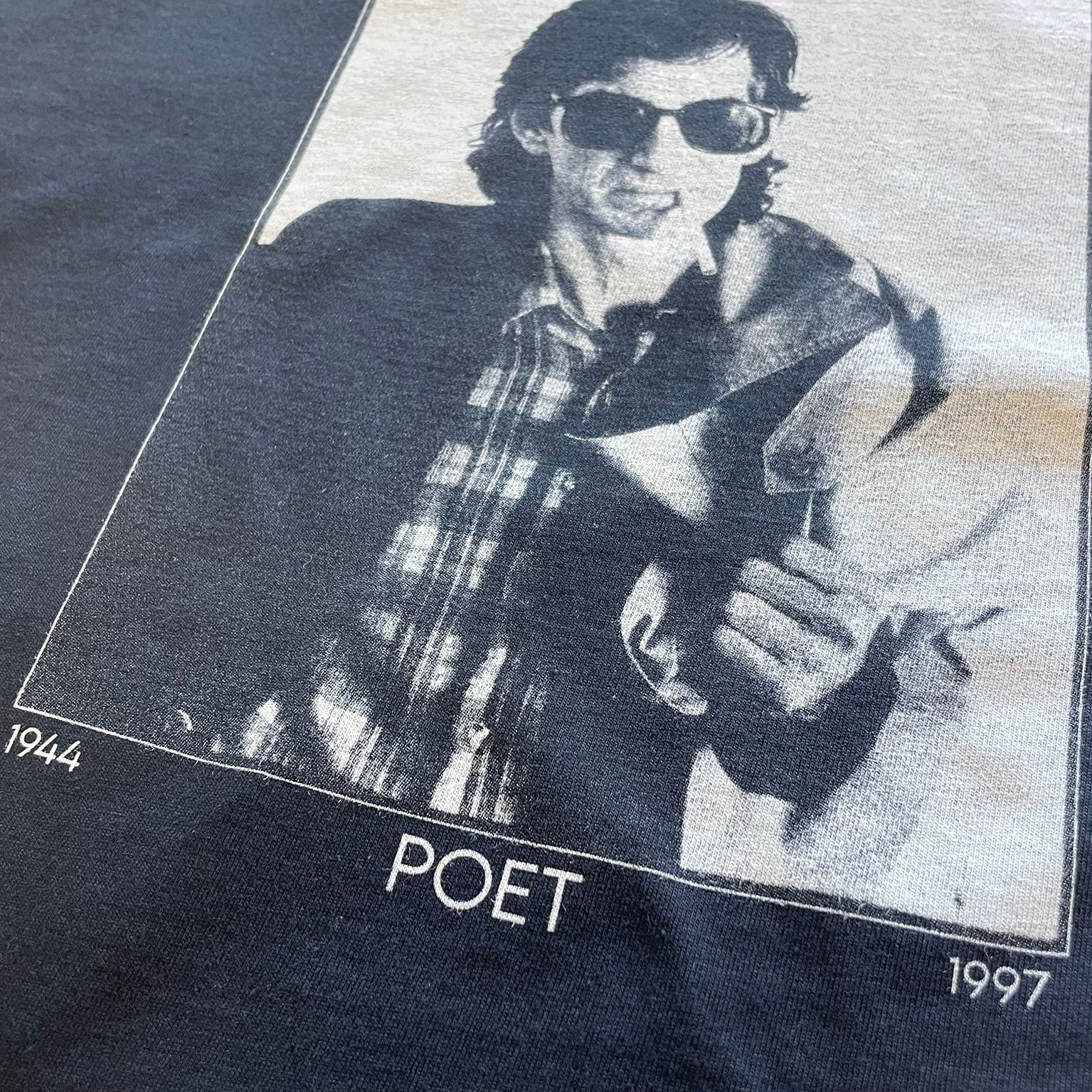 Townes Poet Tee Close Up Detail Front