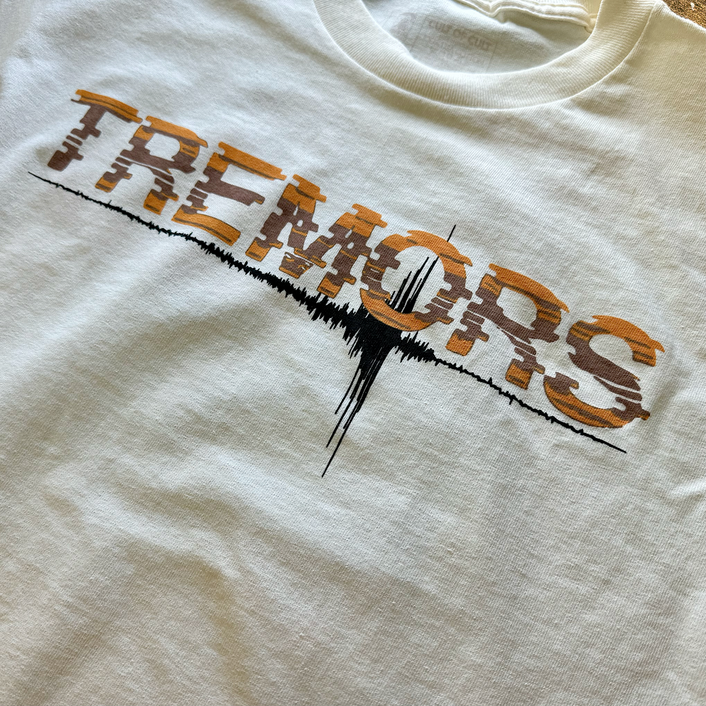 Tremors Graboid Short Sleeve Shirt Close Up Front