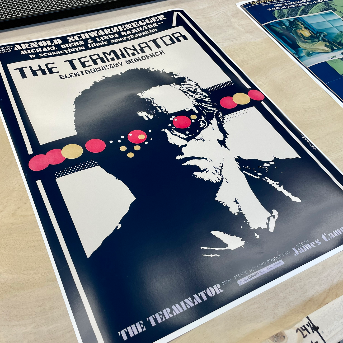 The Terminator 1984 Polish Movie Poster