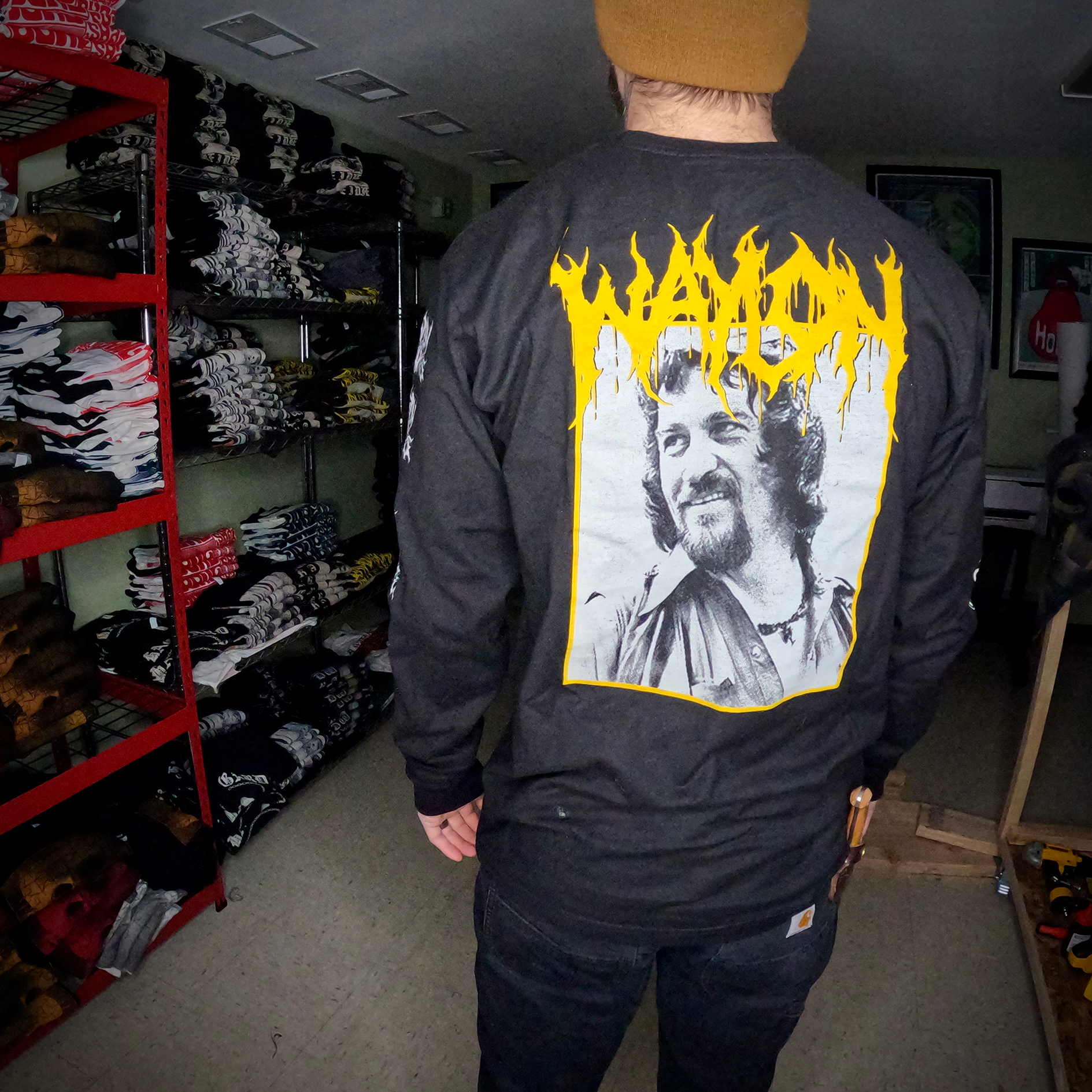 Waylon Death Metal LS Model Back